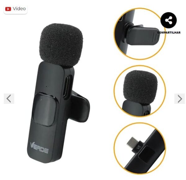 Microfone Wireless - Fib Soluções Loja